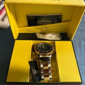 Invicta Two-Tone Gold and Silver Watch